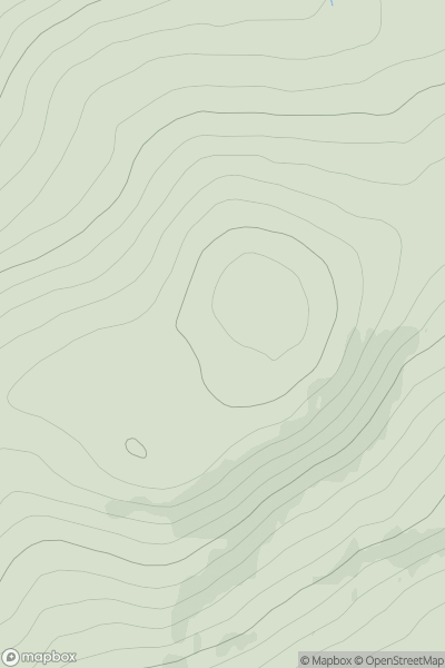 Thumbnail image for Creagandummie showing contour plot for surrounding peak