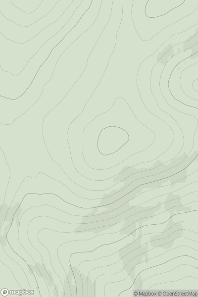 Thumbnail image for Craig Lash South Top showing contour plot for surrounding peak