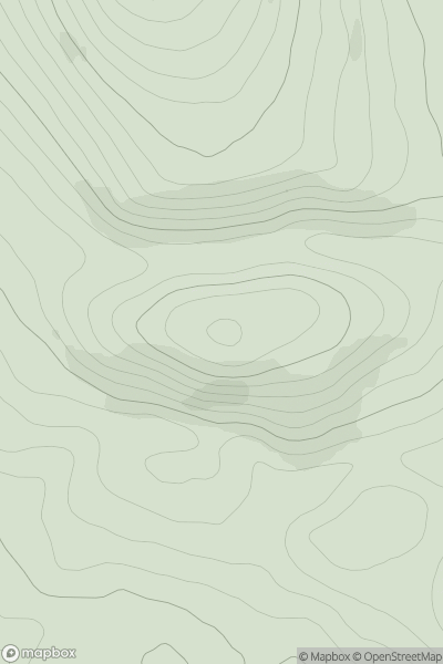 Thumbnail image for Auld Man showing contour plot for surrounding peak
