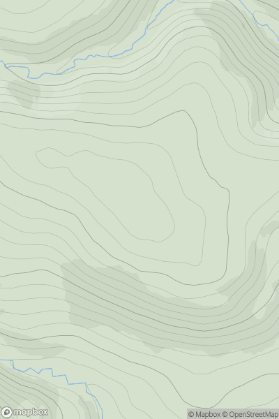 Thumbnail image for Arnbarrow Hill showing contour plot for surrounding peak