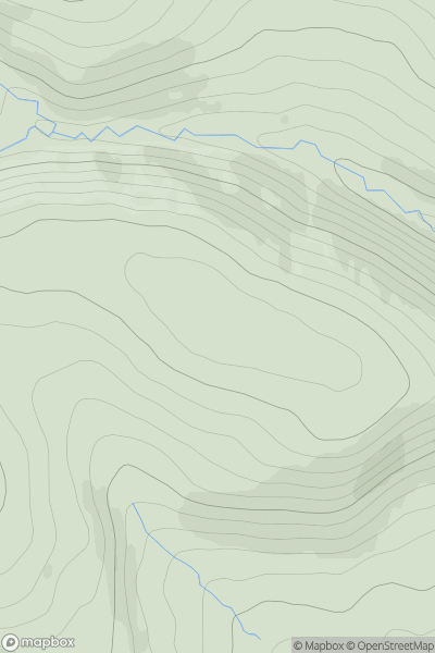 Thumbnail image for Garrol Hill showing contour plot for surrounding peak