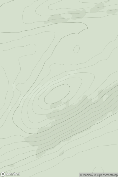 Thumbnail image for Culhawk Hill showing contour plot for surrounding peak