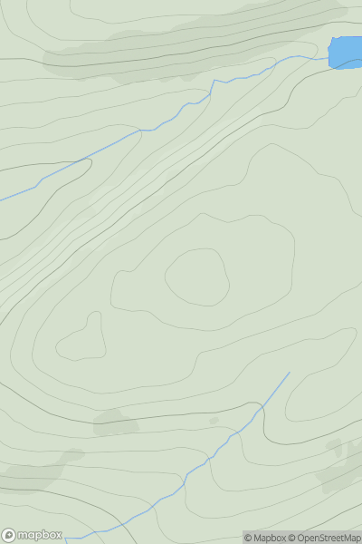 Thumbnail image for Broad Moss showing contour plot for surrounding peak