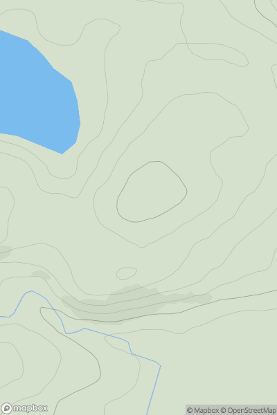 Thumbnail image for Gallow Knowe showing contour plot for surrounding peak
