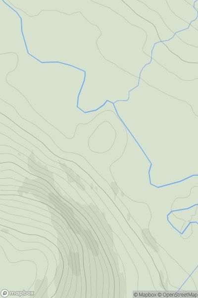 Thumbnail image for Gwesk Hillock showing contour plot for surrounding peak