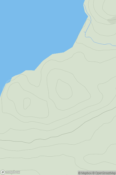 Thumbnail image for Craigieloch showing contour plot for surrounding peak