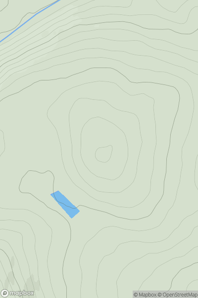 Thumbnail image for Hill of Lundie showing contour plot for surrounding peak