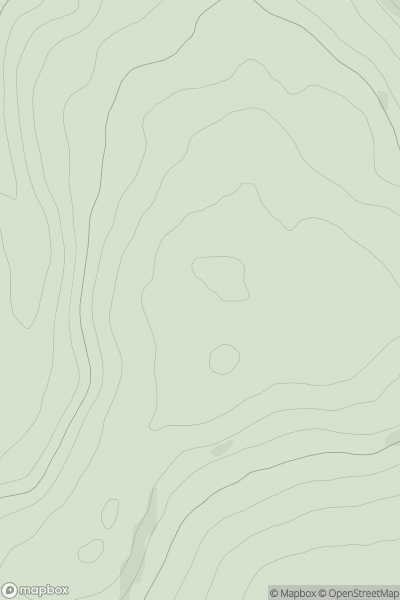 Thumbnail image for Hill of Swanley showing contour plot for surrounding peak