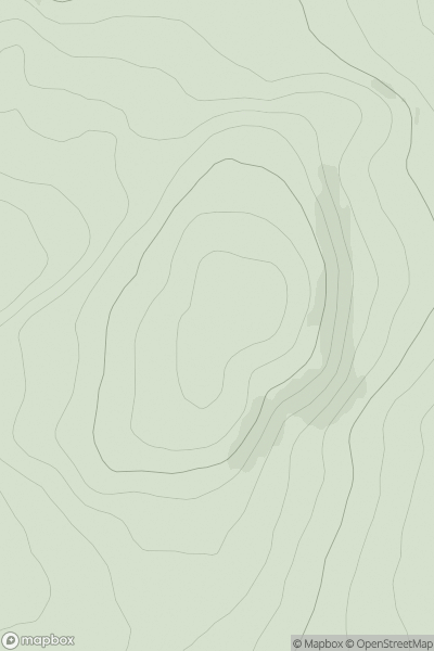 Thumbnail image for Cairnshee showing contour plot for surrounding peak