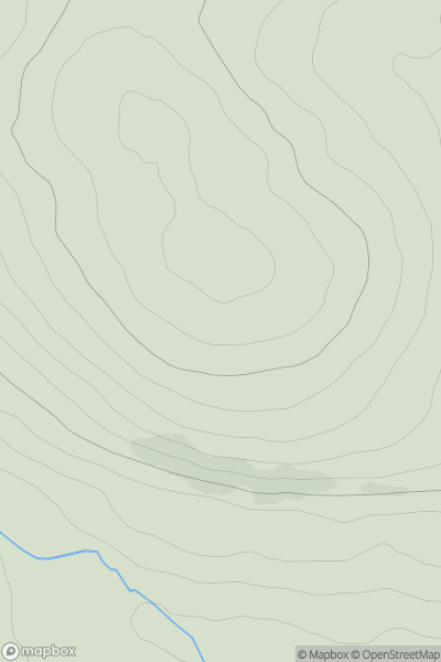 Thumbnail image for Droop Hill showing contour plot for surrounding peak