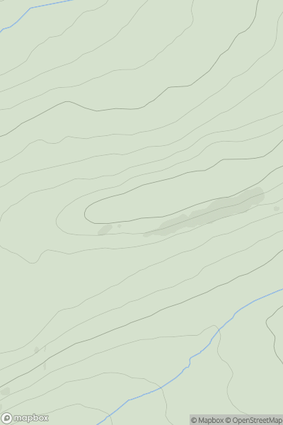 Thumbnail image for Kaims of Airlie showing contour plot for surrounding peak