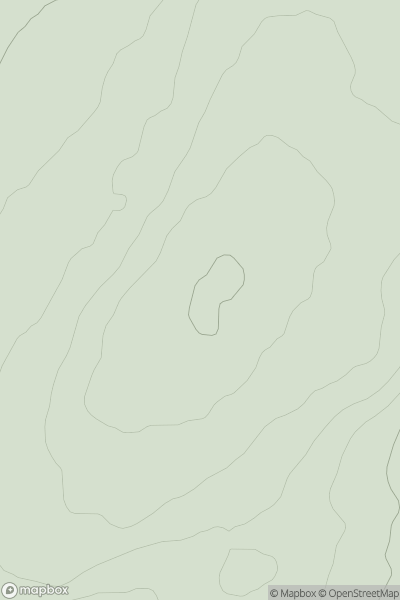 Thumbnail image for Kenshot Hill showing contour plot for surrounding peak