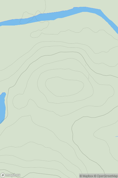 Thumbnail image for Knappy Park showing contour plot for surrounding peak