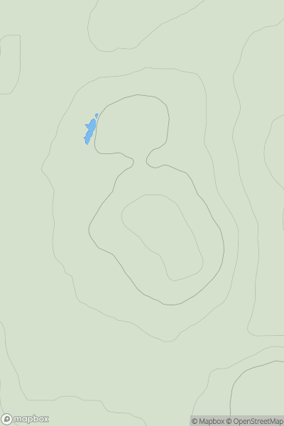 Thumbnail image for Paul Matthew Hill showing contour plot for surrounding peak