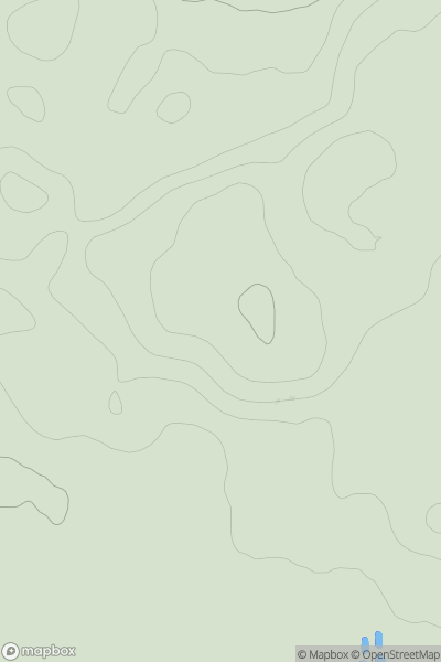 Thumbnail image for Cran Hill showing contour plot for surrounding peak