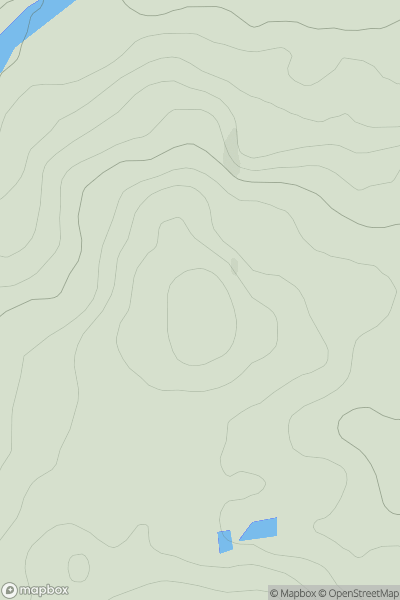 Thumbnail image for Hill of Maryfield showing contour plot for surrounding peak