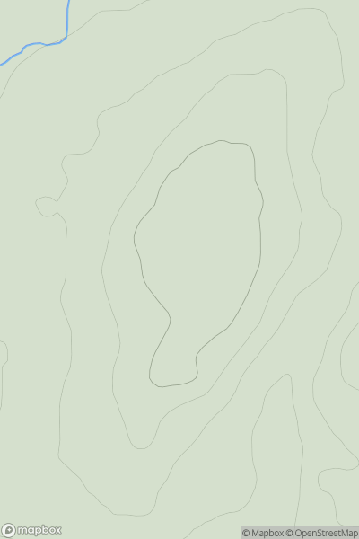 Thumbnail image for Mains of Kair showing contour plot for surrounding peak
