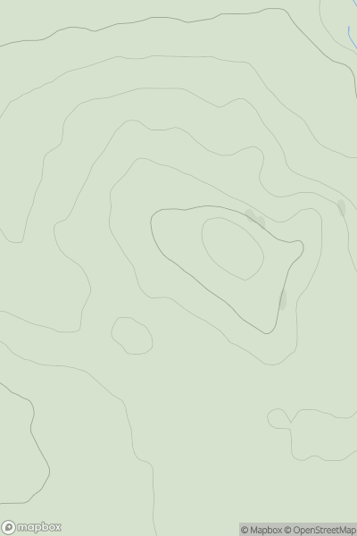 Thumbnail image for Oldman Hill showing contour plot for surrounding peak
