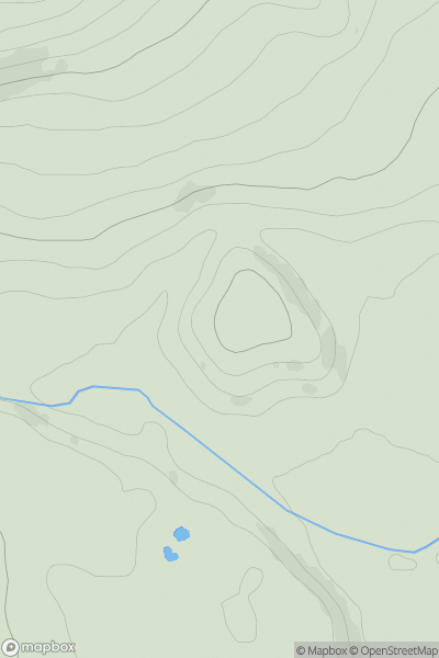Thumbnail image for Drummore Hill showing contour plot for surrounding peak