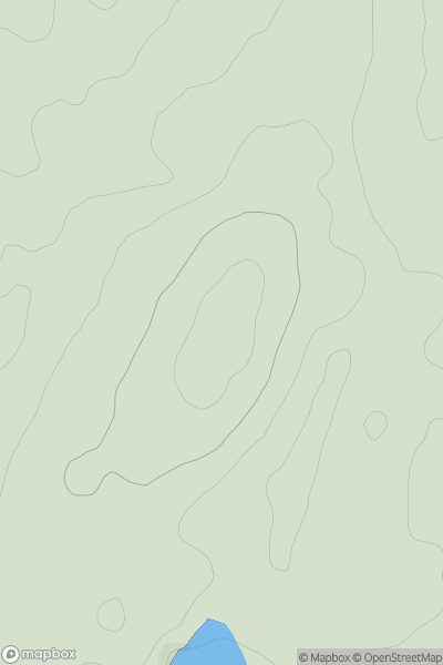 Thumbnail image for Croftronan Hill showing contour plot for surrounding peak