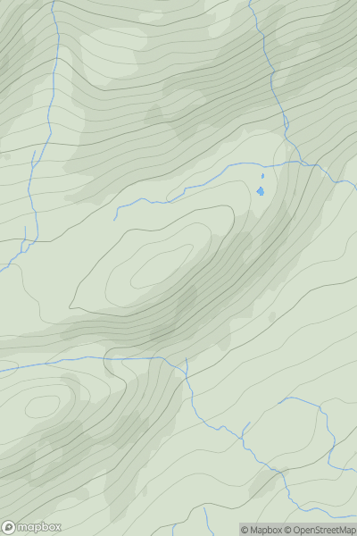 Thumbnail image for An Geurachadh showing contour plot for surrounding peak