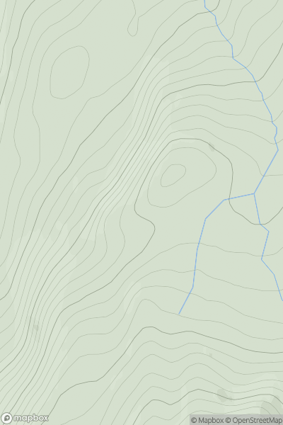 Thumbnail image for Carn Leachter showing contour plot for surrounding peak