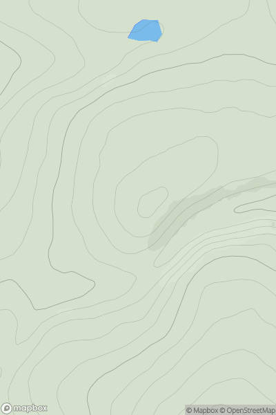 Thumbnail image for Carn Kitty North Top showing contour plot for surrounding peak