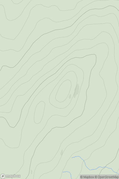 Thumbnail image for Liath Dhoire showing contour plot for surrounding peak