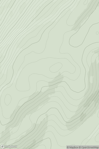 Thumbnail image for Carn an Fheadain showing contour plot for surrounding peak