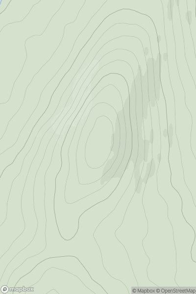 Thumbnail image for Carn Lethendry showing contour plot for surrounding peak