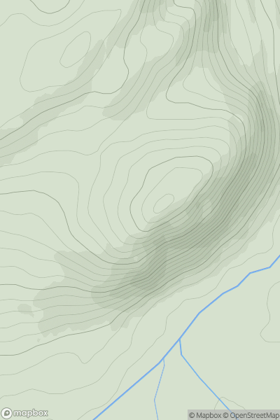 Thumbnail image for Brin Rock showing contour plot for surrounding peak