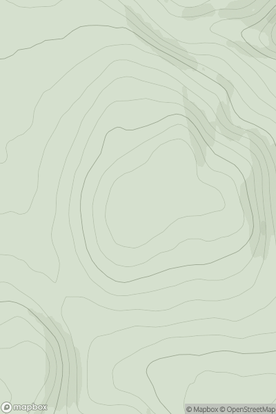 Thumbnail image for Carn Luig showing contour plot for surrounding peak