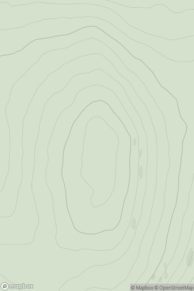 Thumbnail image for Maol an Tailleir showing contour plot for surrounding peak