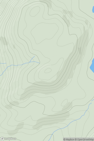 Thumbnail image for Murligan Hill showing contour plot for surrounding peak