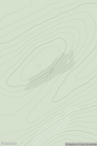 Thumbnail image for Saddle Hill showing contour plot for surrounding peak