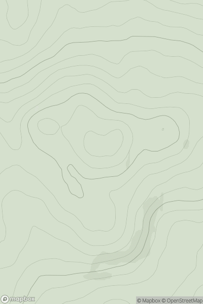 Thumbnail image for Creag Garten showing contour plot for surrounding peak