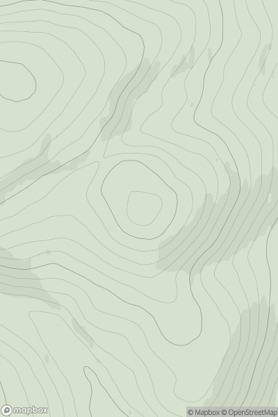 Thumbnail image for Craigwarren showing contour plot for surrounding peak