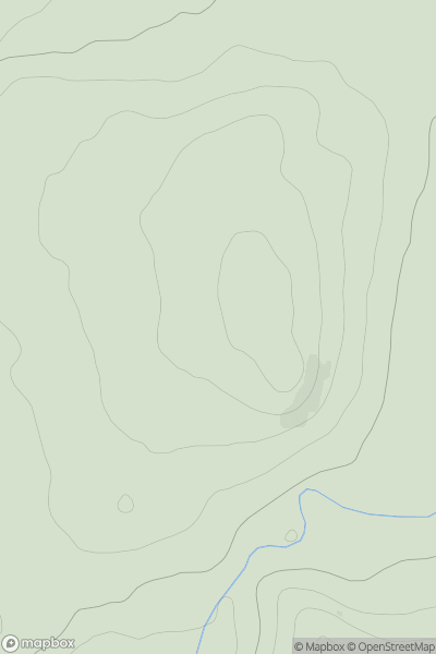 Thumbnail image for Druim an Tuirc showing contour plot for surrounding peak