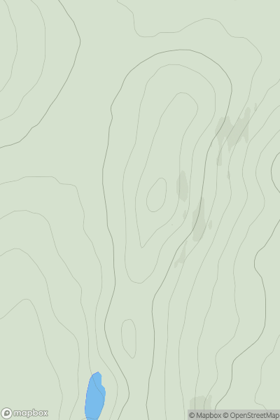Thumbnail image for Meikle Cairn showing contour plot for surrounding peak