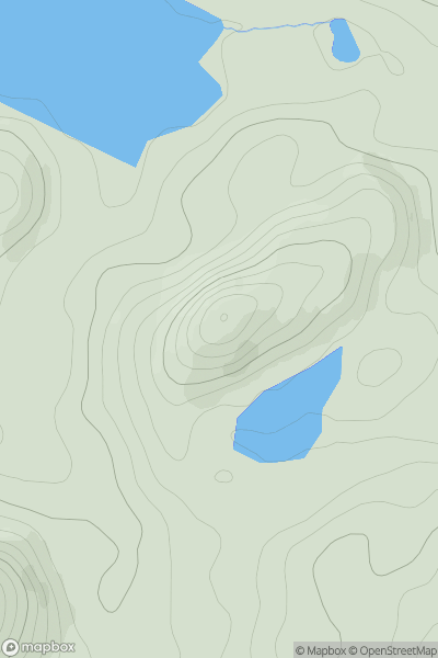 Thumbnail image for Torr Paiteag showing contour plot for surrounding peak