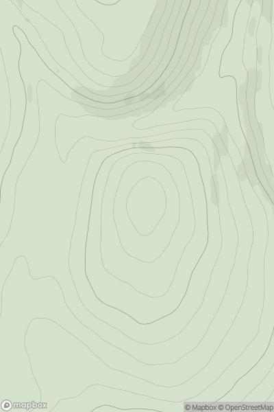 Thumbnail image for Tom na Laimh showing contour plot for surrounding peak