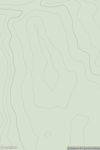 Thumbnail image for Tomvaich Hill showing contour plot for surrounding peak