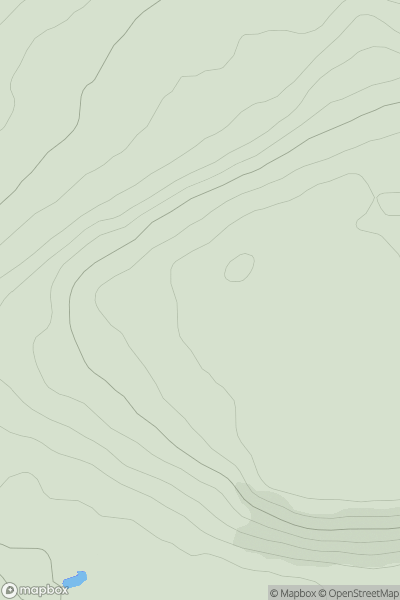 Thumbnail image for Quarrywood Hill showing contour plot for surrounding peak