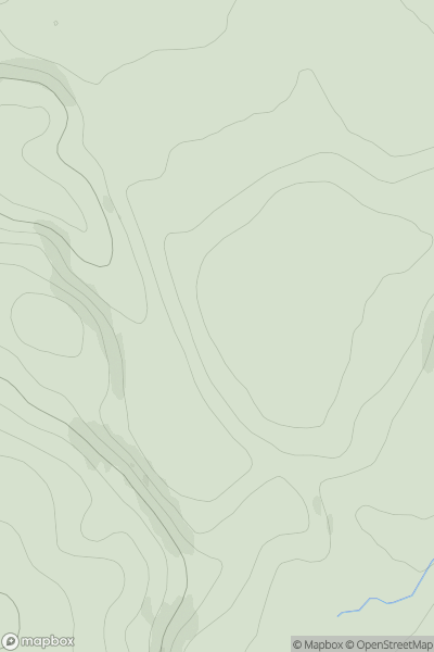 Thumbnail image for Laiken Brae showing contour plot for surrounding peak
