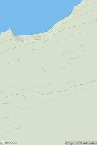 Thumbnail image for Plewlands Hill showing contour plot for surrounding peak