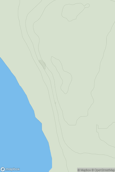 Thumbnail image for Cromal Mount showing contour plot for surrounding peak