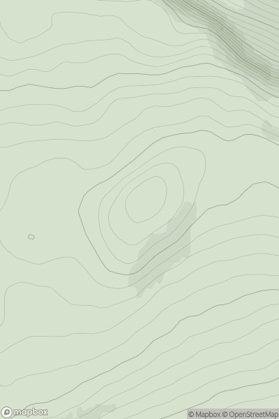 Thumbnail image for Sron na Muic showing contour plot for surrounding peak