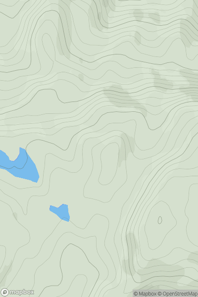 Thumbnail image for Sgurr Lochan na Ba Glaise showing contour plot for surrounding peak