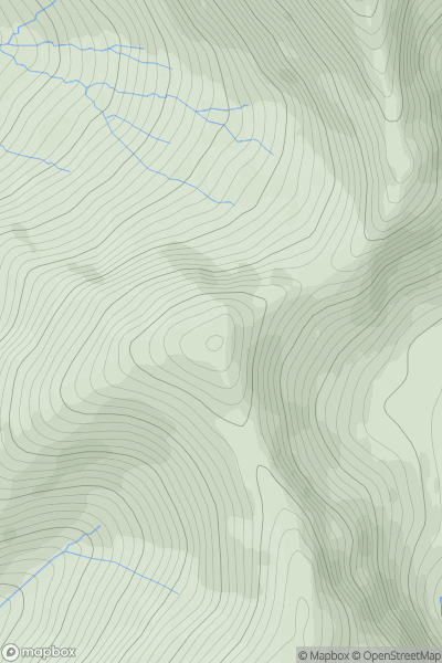 Thumbnail image for Stob Coire na Craileig (Stob Coire na Cralaig) showing contour plot for surrounding peak