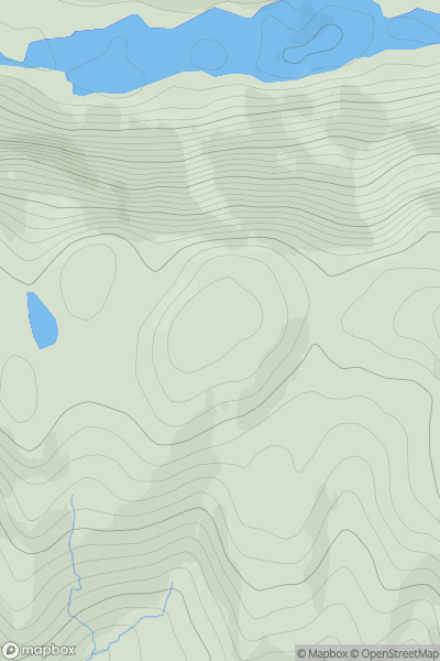 Thumbnail image for Arnabol Hill showing contour plot for surrounding peak